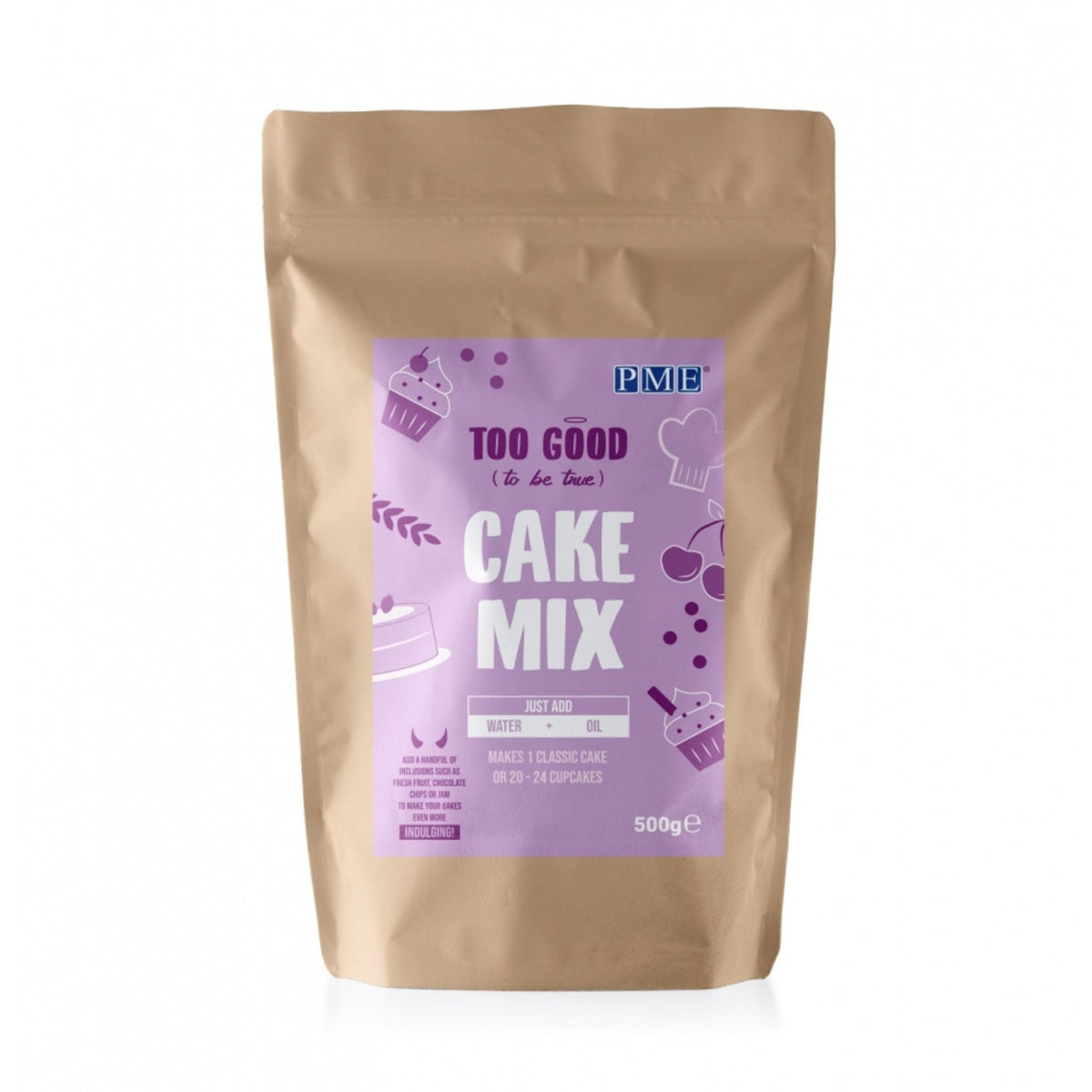 PME Too Good (To Be True) Cake Mix 500g - Add Water & Oil