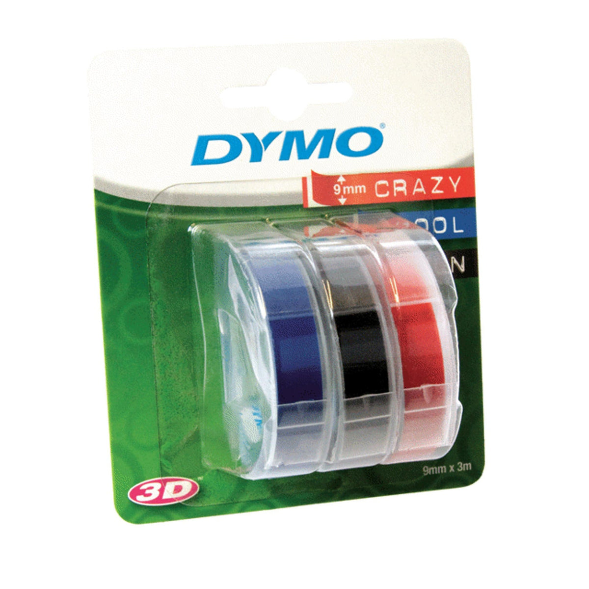 DYMO Embossing Label Maker Tape – Set of 3 Colours