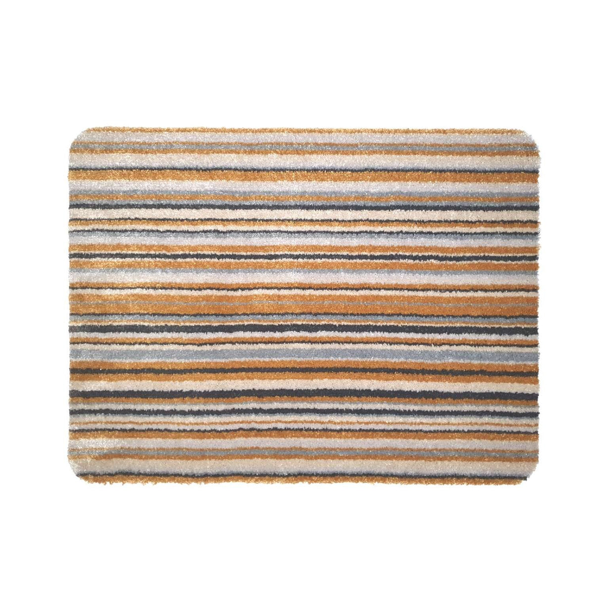Hug Rug Washable Indoor Mat Ochre Stripe