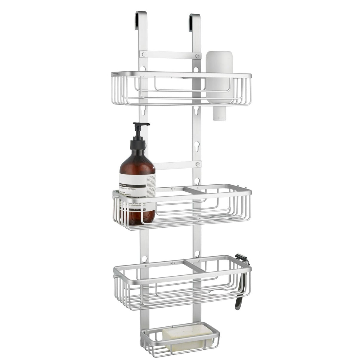 Lakeland Aluminium Adjustable Bath and Shower Caddy