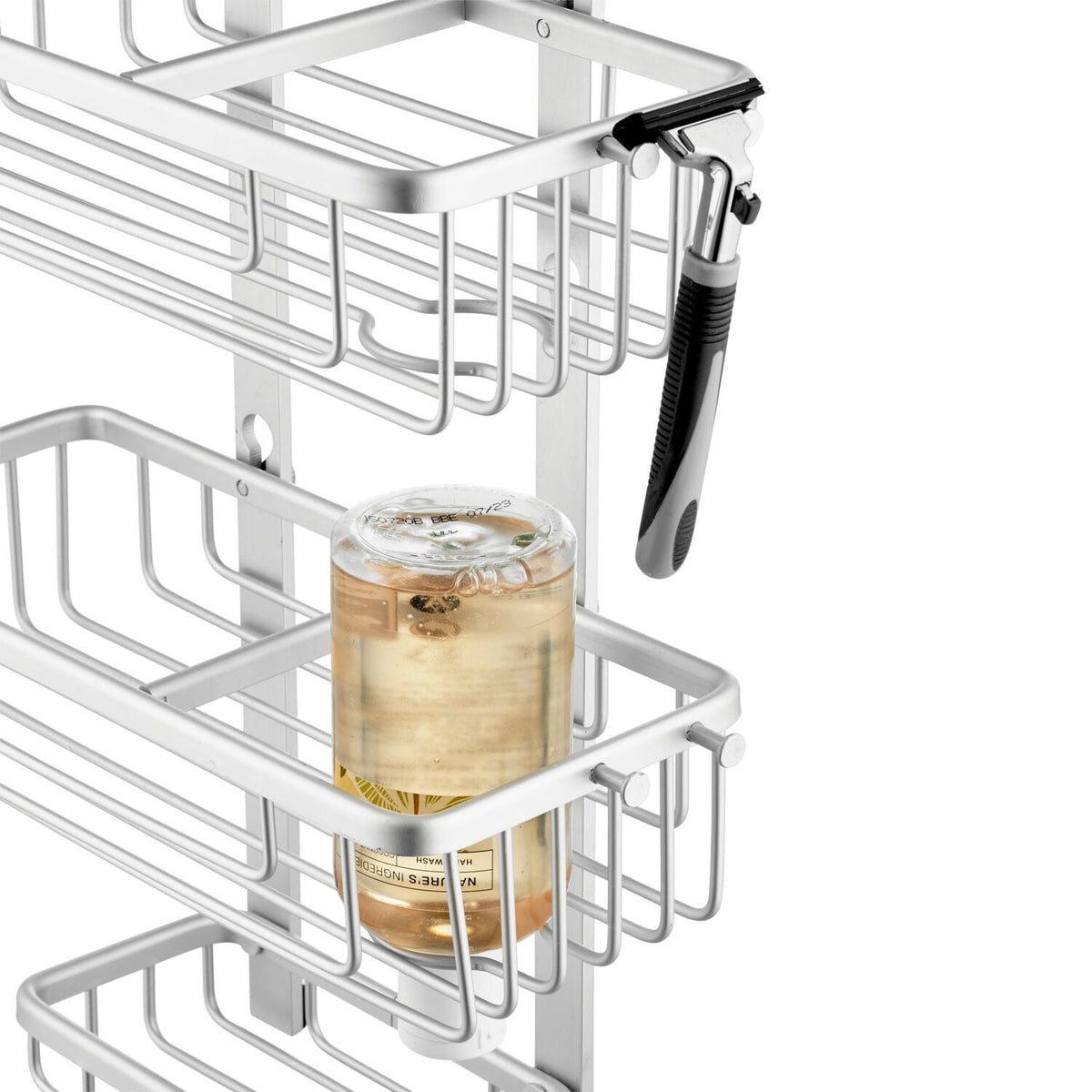 Lakeland Aluminium Adjustable Bath and Shower Caddy