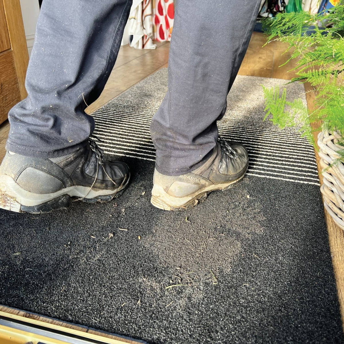 Easy Clean 3-Step Multi Scraper Doormat