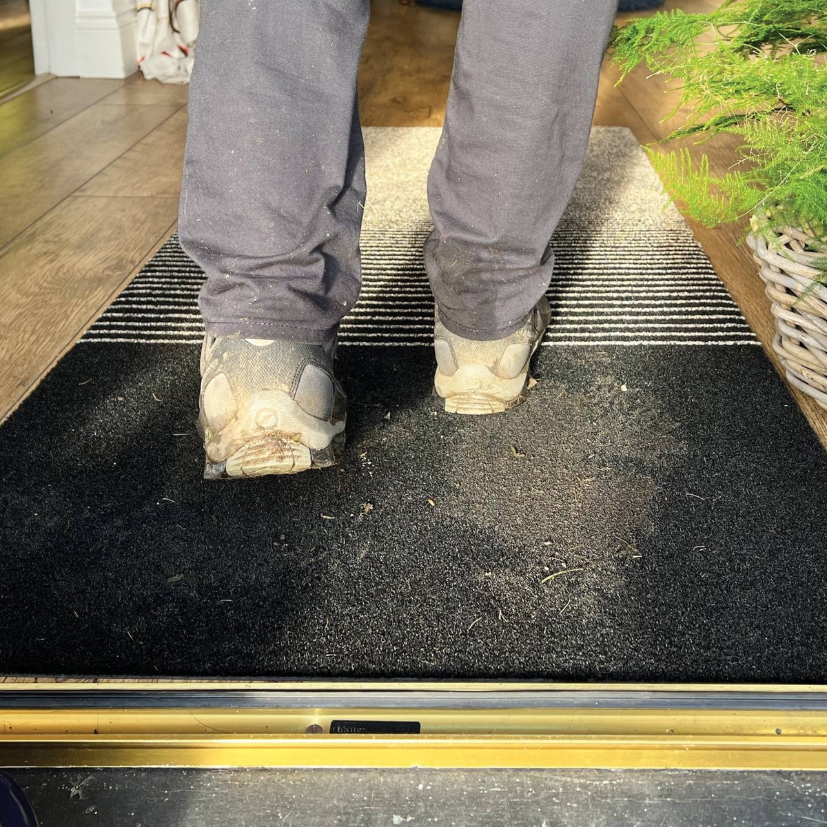 Easy Clean 3-Step Multi Scraper Doormat