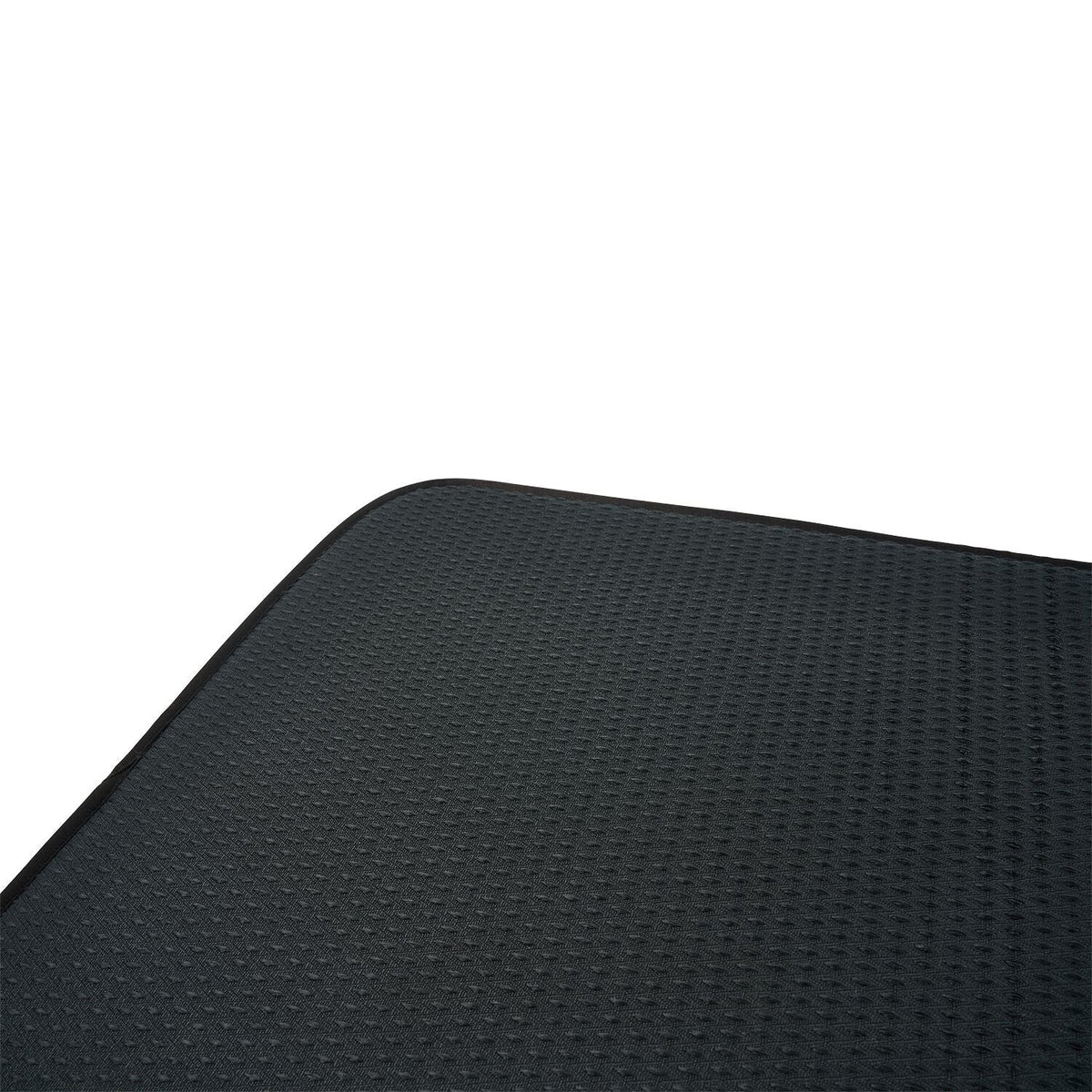 Reversible Diamond Dish Drying Mat - Black/Cream