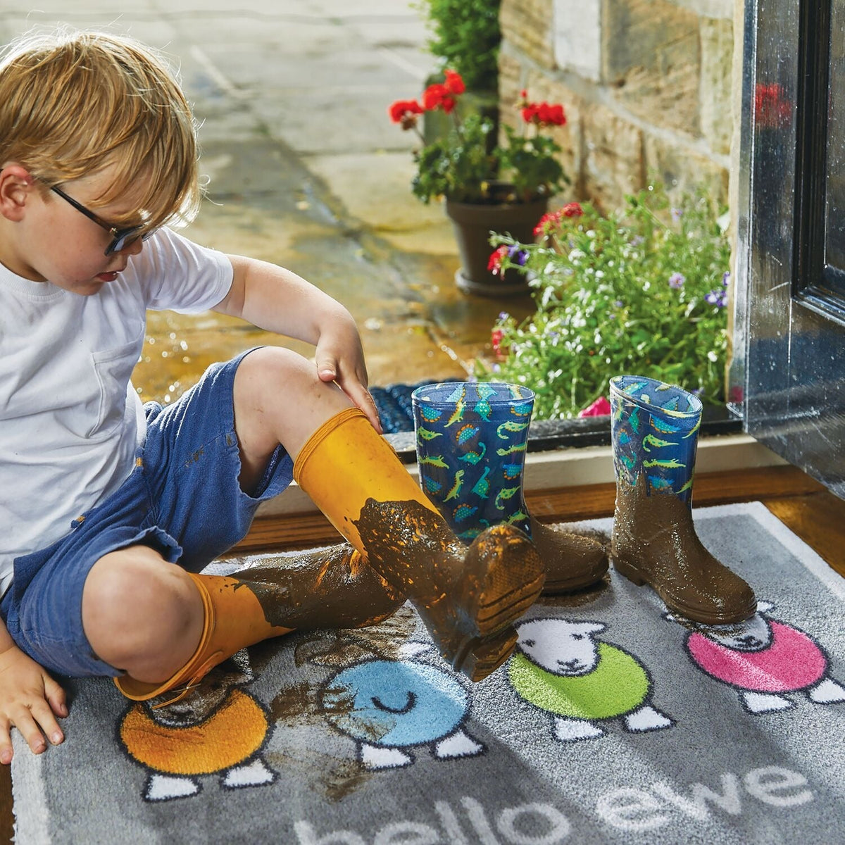 Hug Rug ‘Hello Ewe’ Herdy Doormat