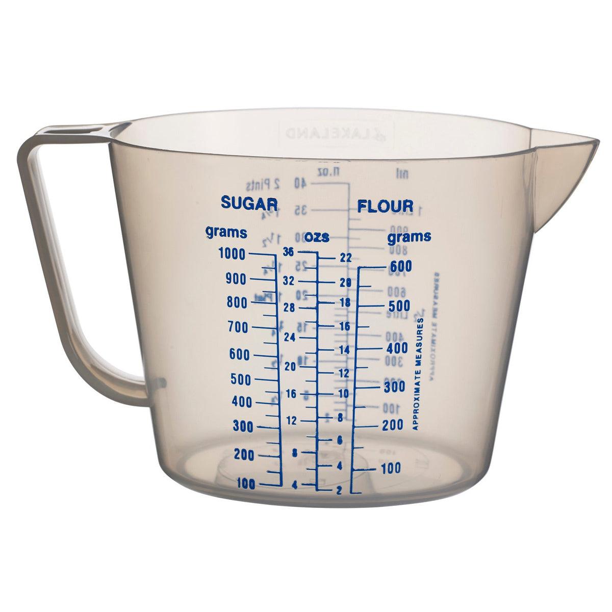 Lakeland Clear Plastic Measuring Jug 1L
