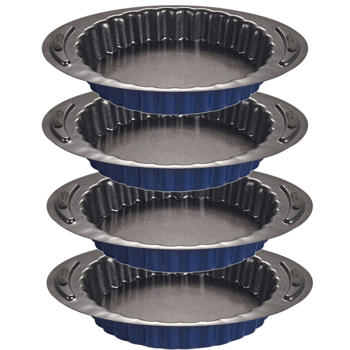 Lakeland Loose Based Mini Flan, Tart & Quiche Tins x 4