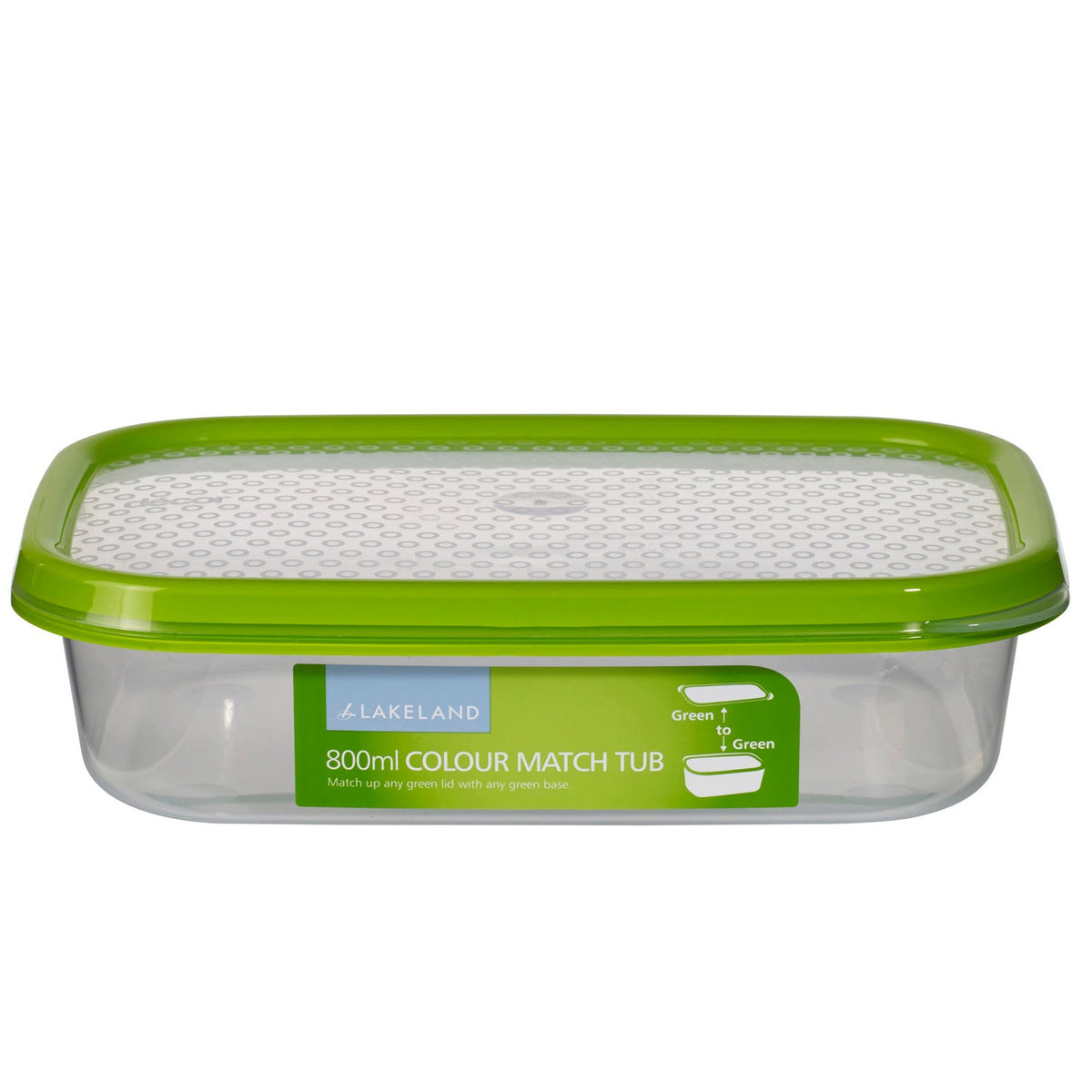 800ml Colour Match Lidded Food Storage Container