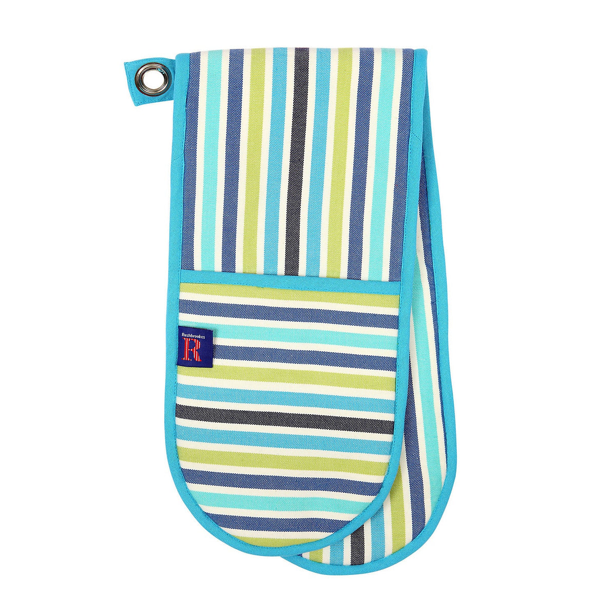 Regatta Blue Stripe Double Oven Glove