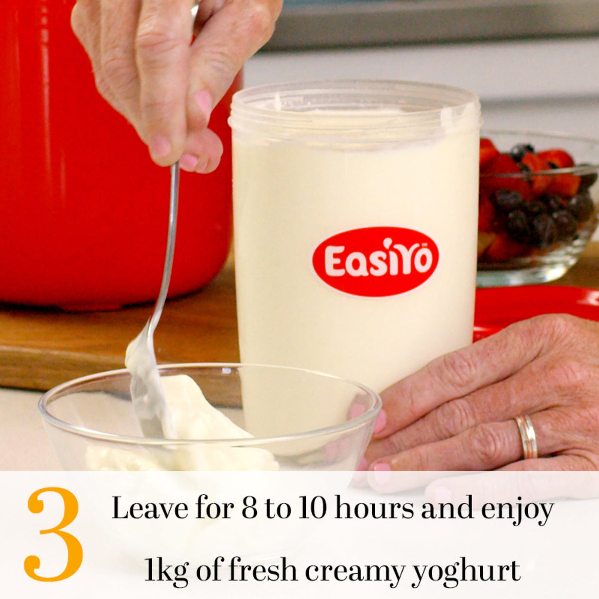 EasiYo 1kg Red Yoghurt Maker