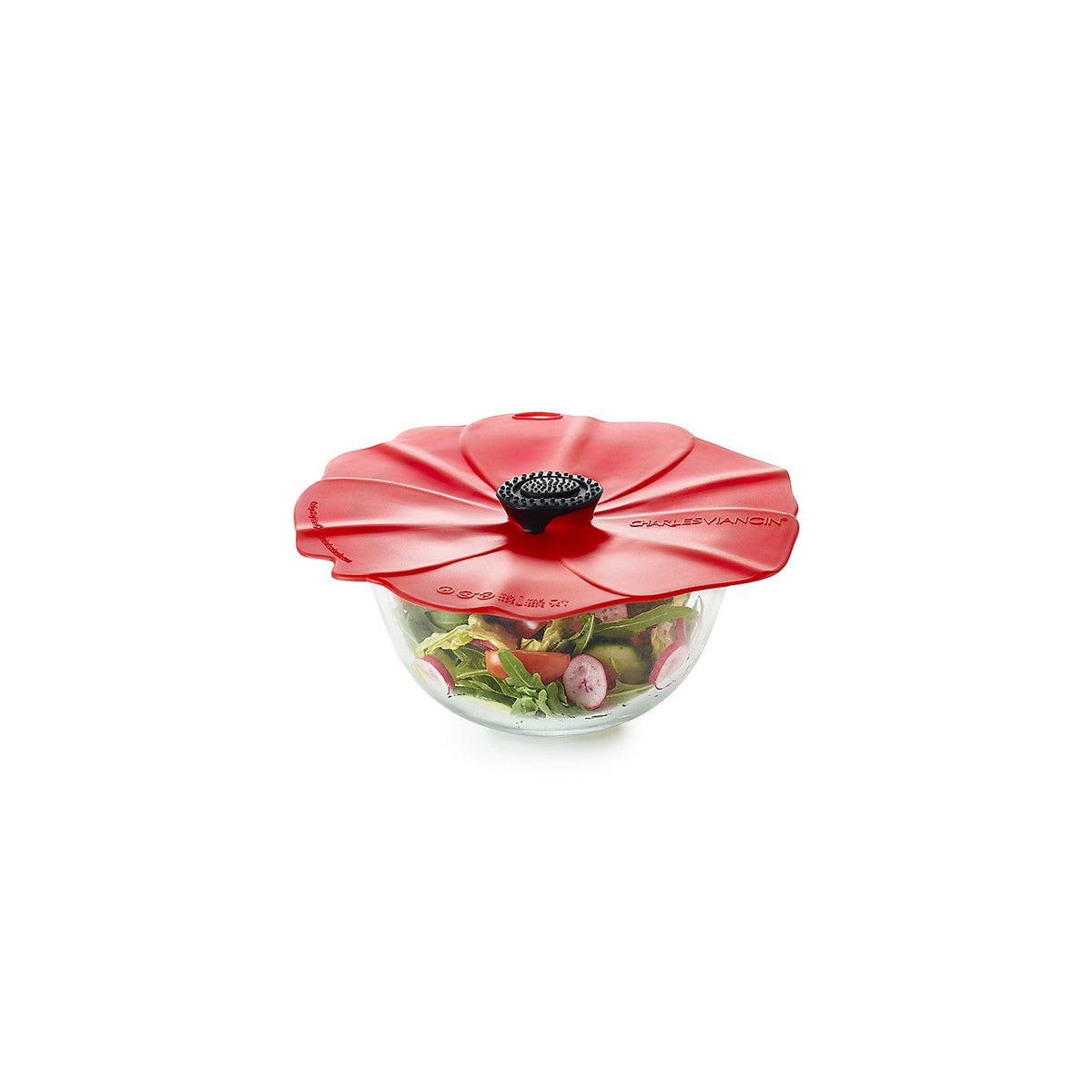 Silicone Poppy Bowl Cover and Splatter Guard 28cm