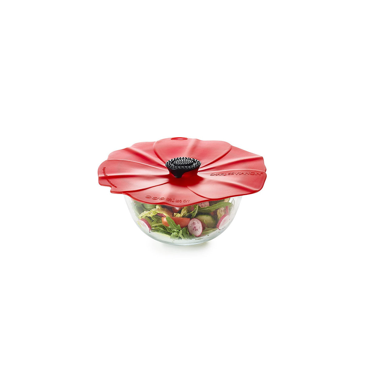 Silicone Poppy Bowl Cover and Splatter Guard 20cm