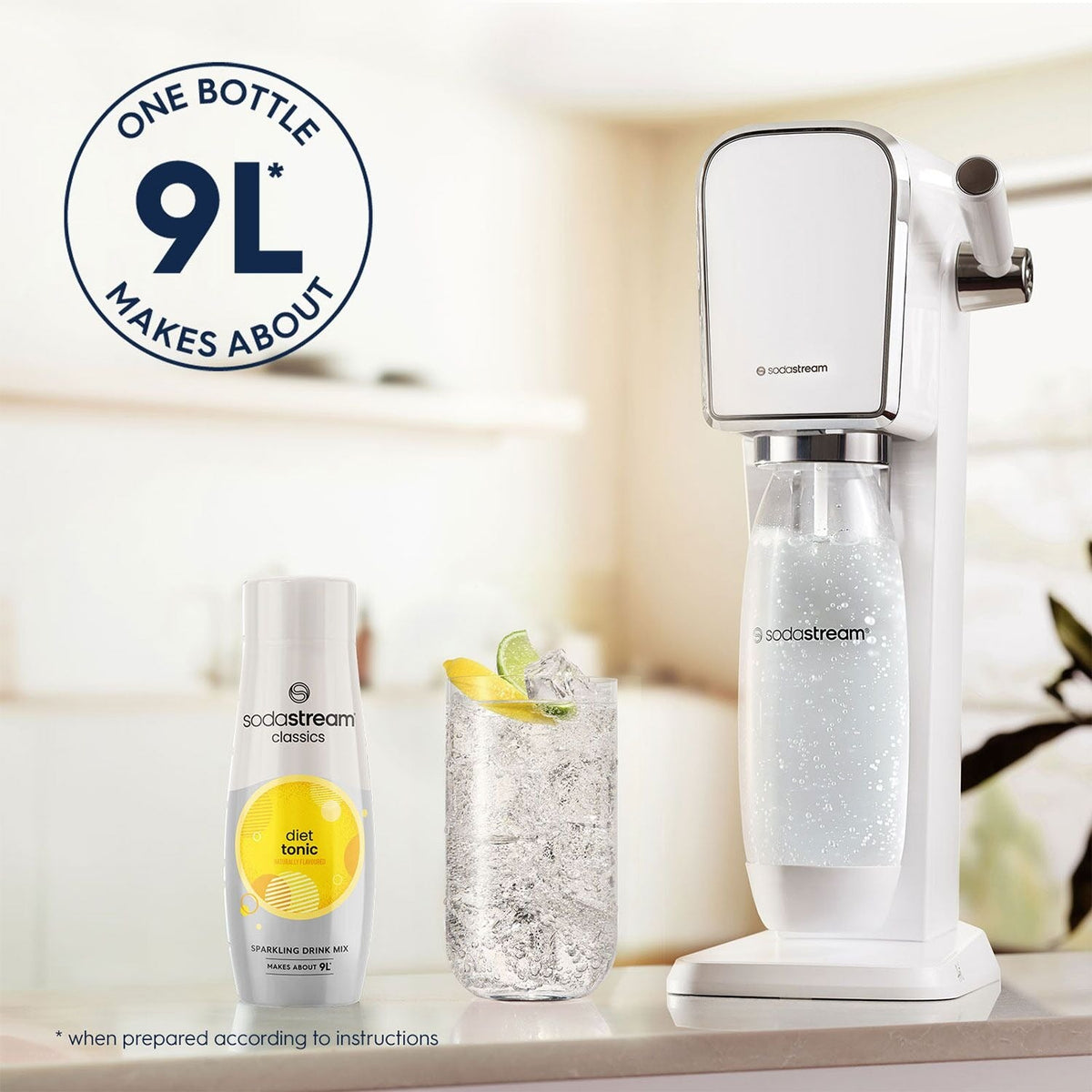 SodaStream Classics Diet Tonic Sparkling Drink Mix 440ml