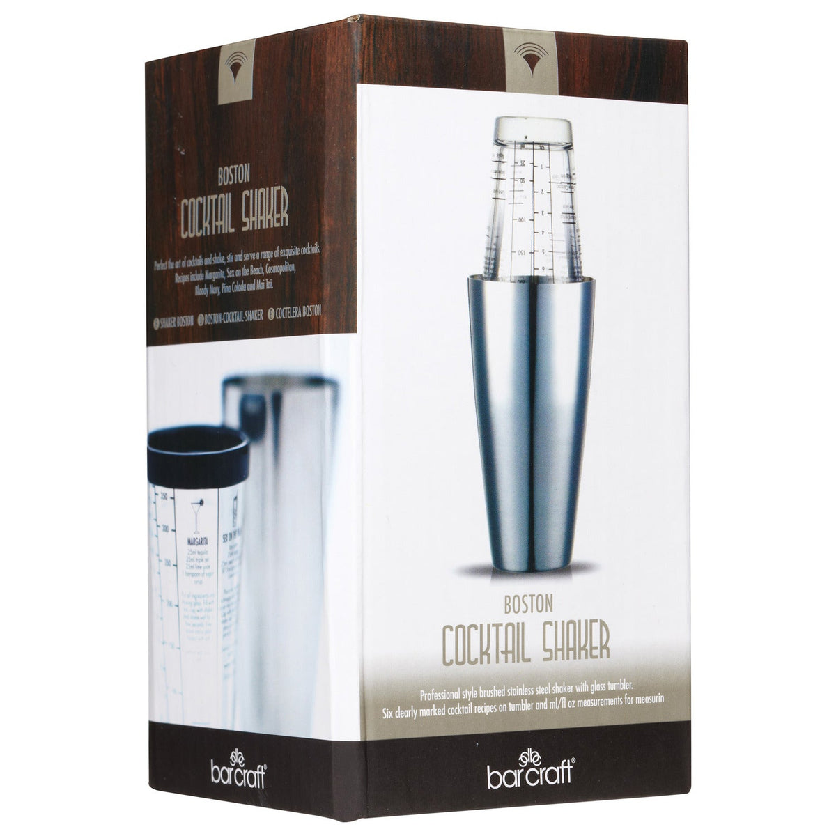 Bar Craft Boston Cocktail Shaker