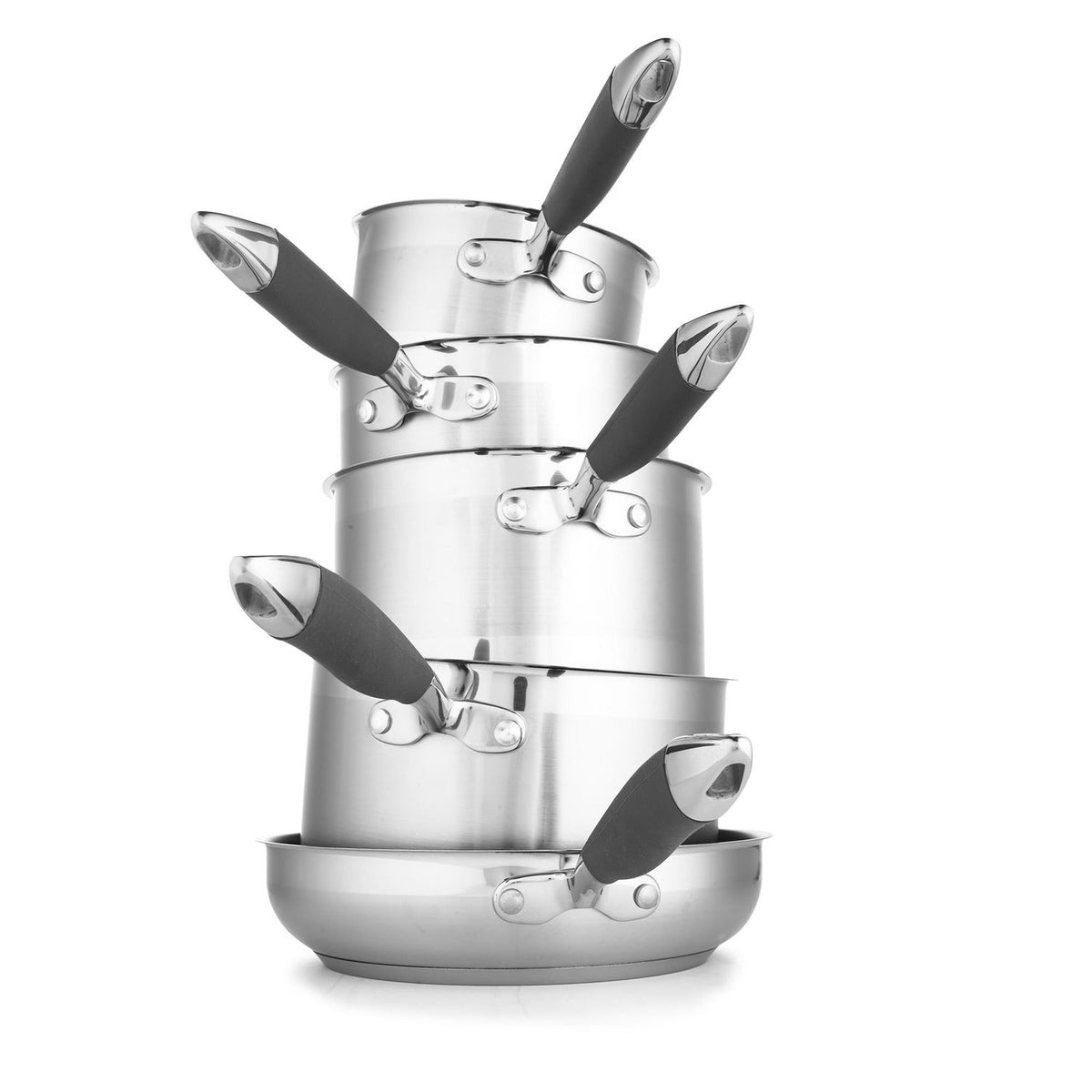 Lakeland 5-Piece Stainless Steel Induction Pan Set