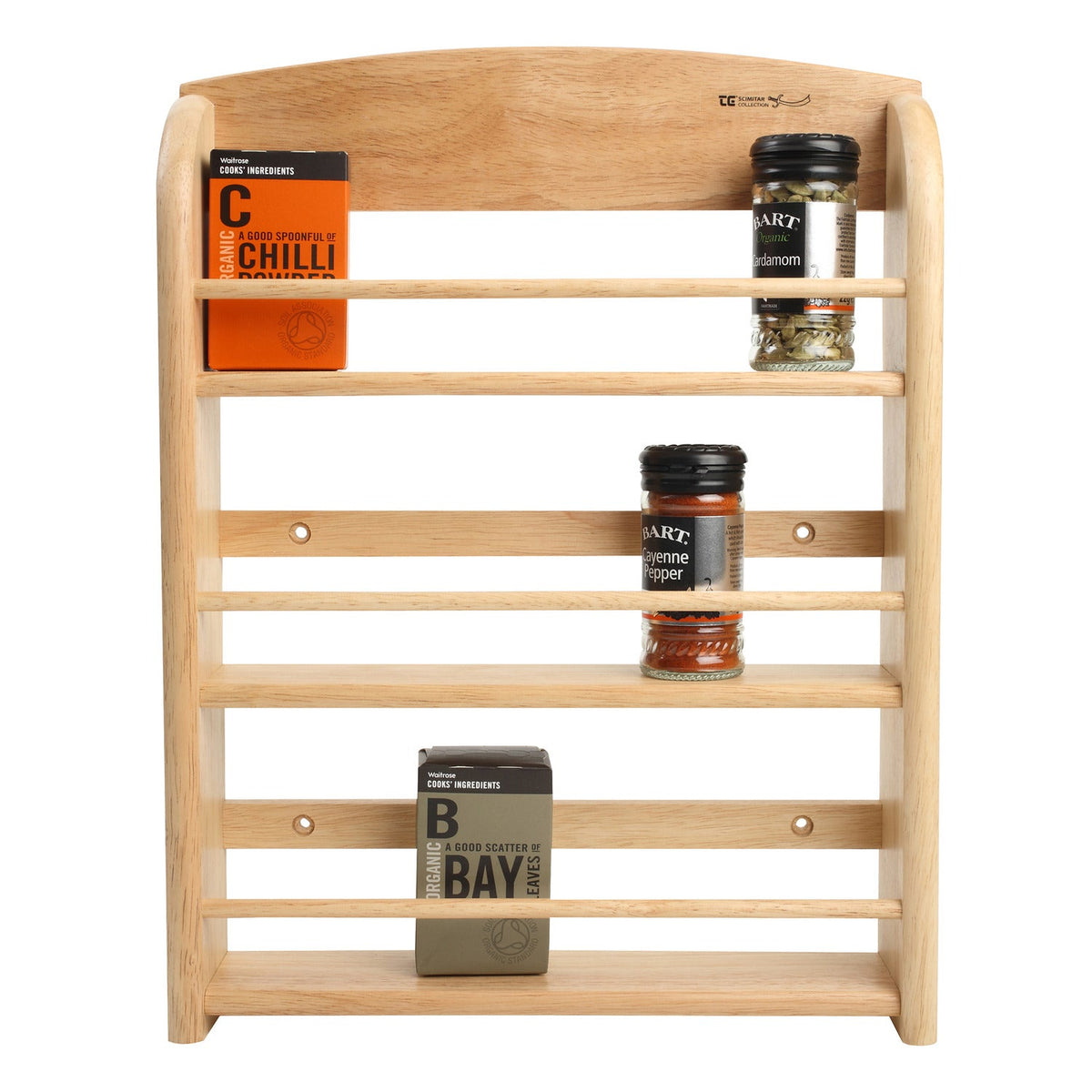 T&G 18-Jar Wall-Mounted Spice Rack