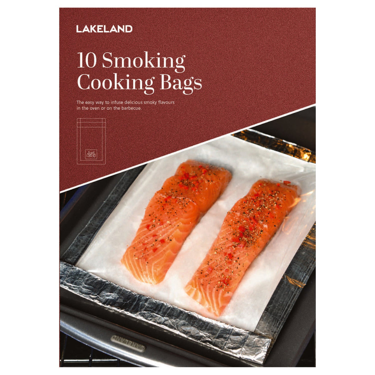 Lakeland Smoking Cooking Bags - Pack of 10