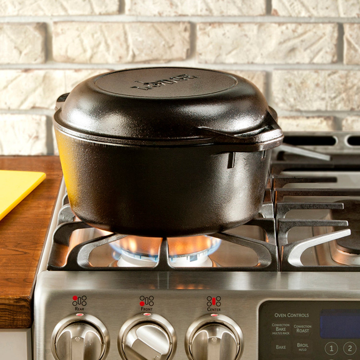 Lodge Cast Iron Double Dutch Oven 26cm