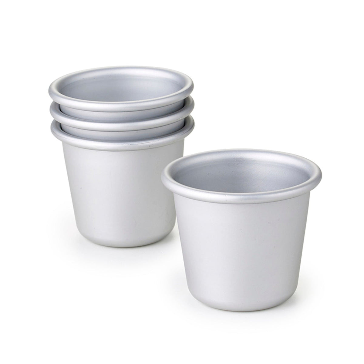 Dariole Aluminium Moulds 4 Pack