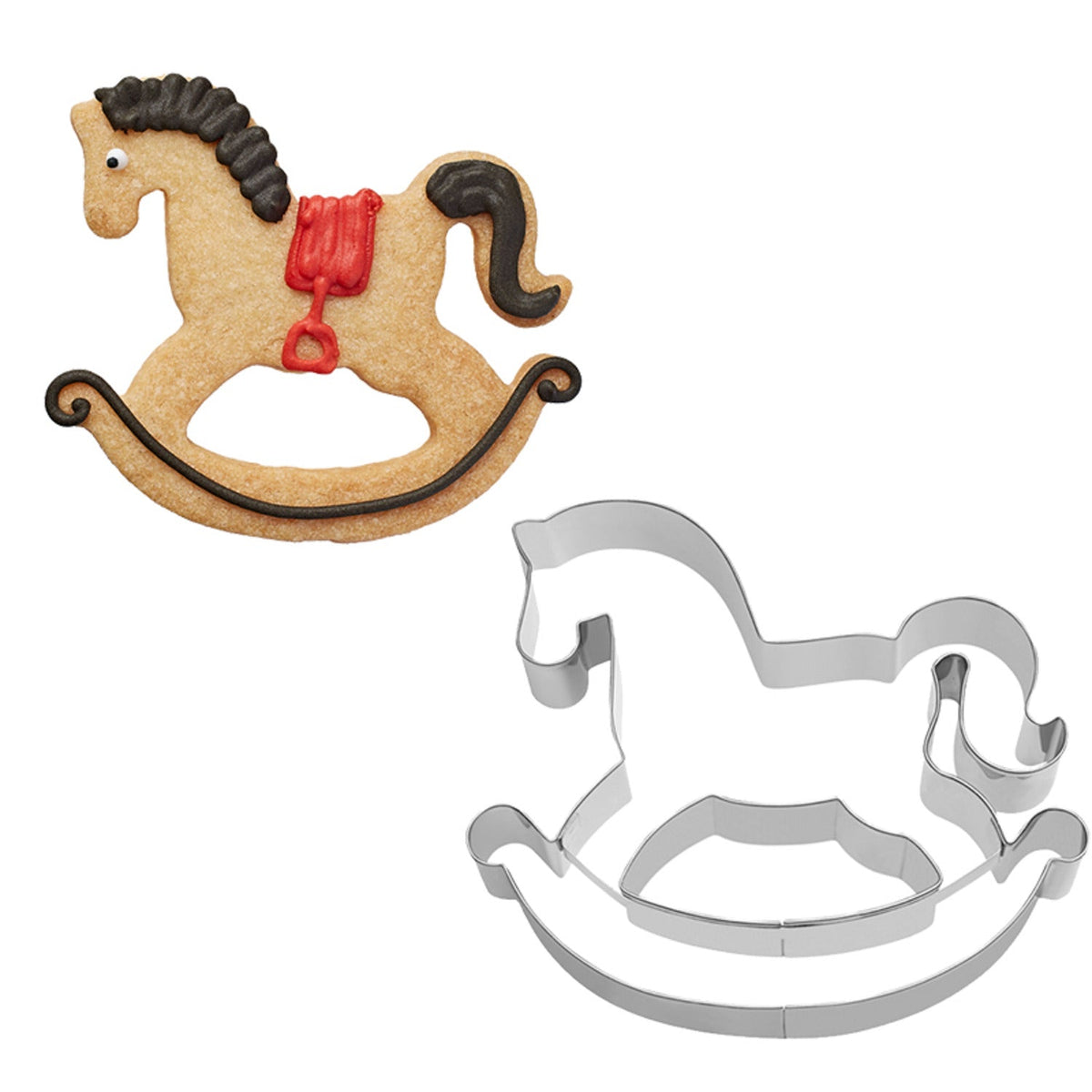 Rocking Horse Cookie Cutter 7cm
