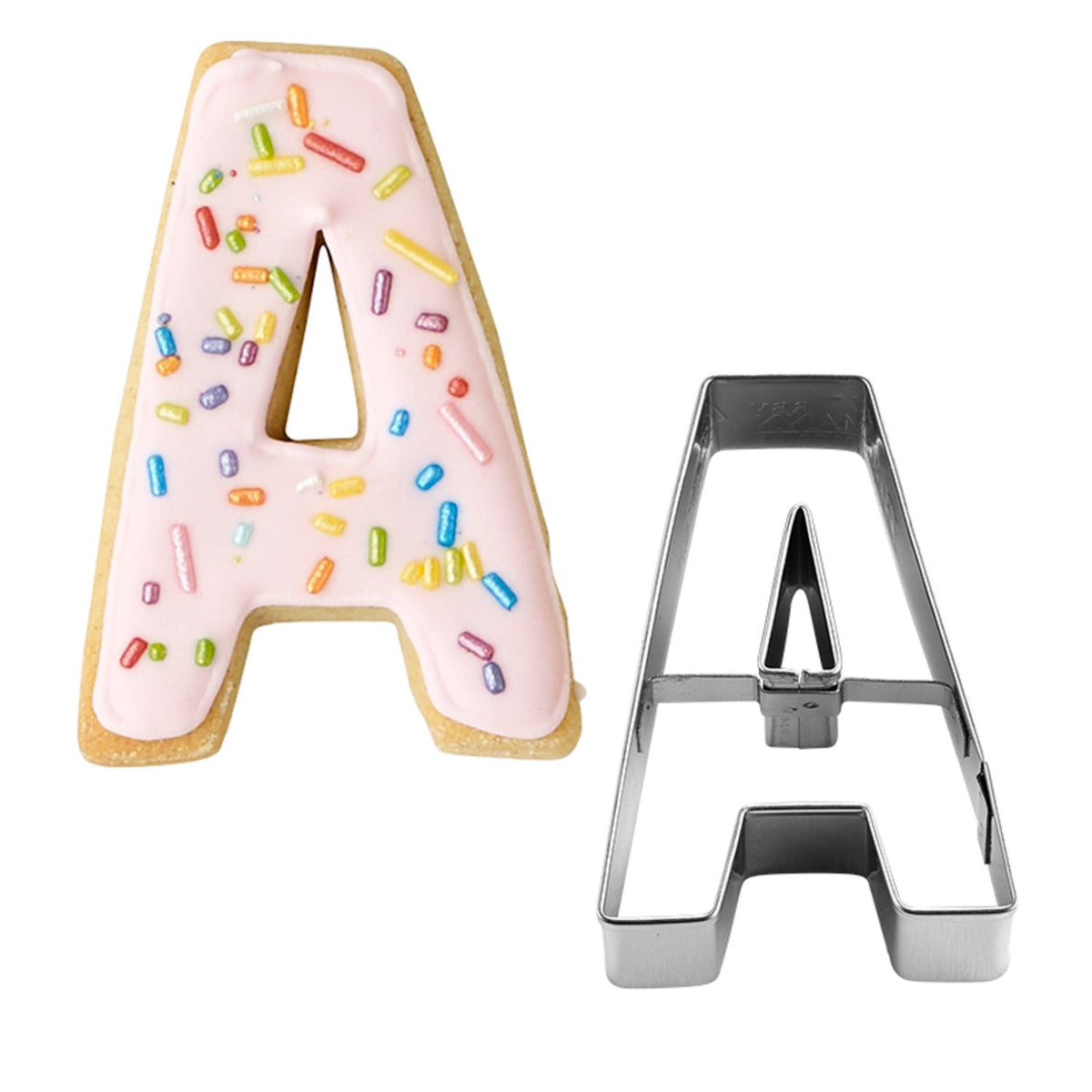 Letter A Alphabet Stainless Steel Cookie Cutter