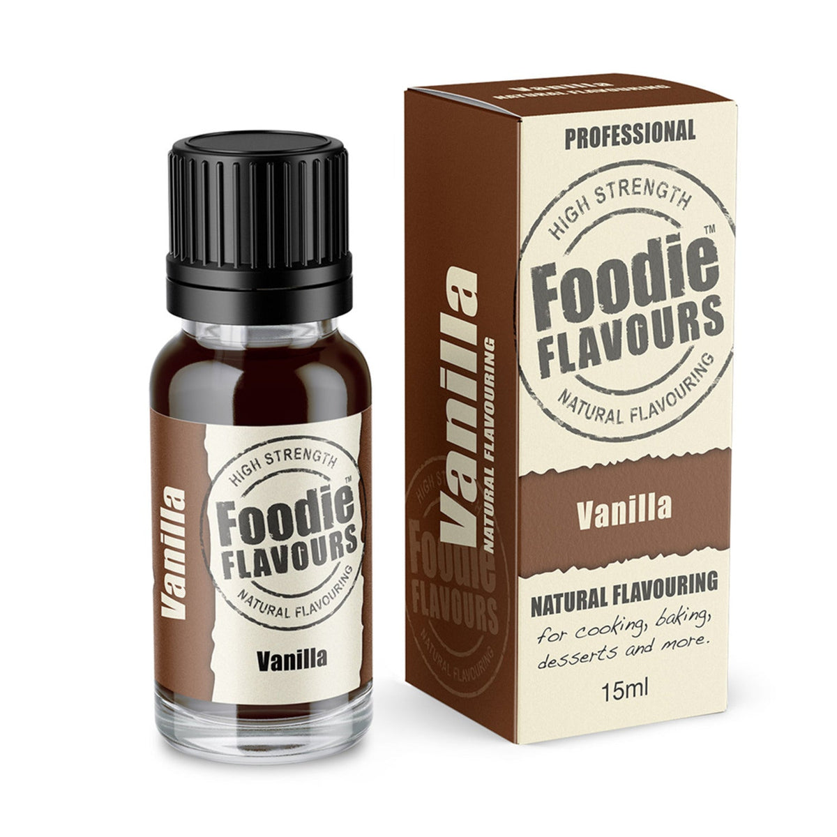 Foodie Flavours Vanilla All-Natural Flavouring 15ml