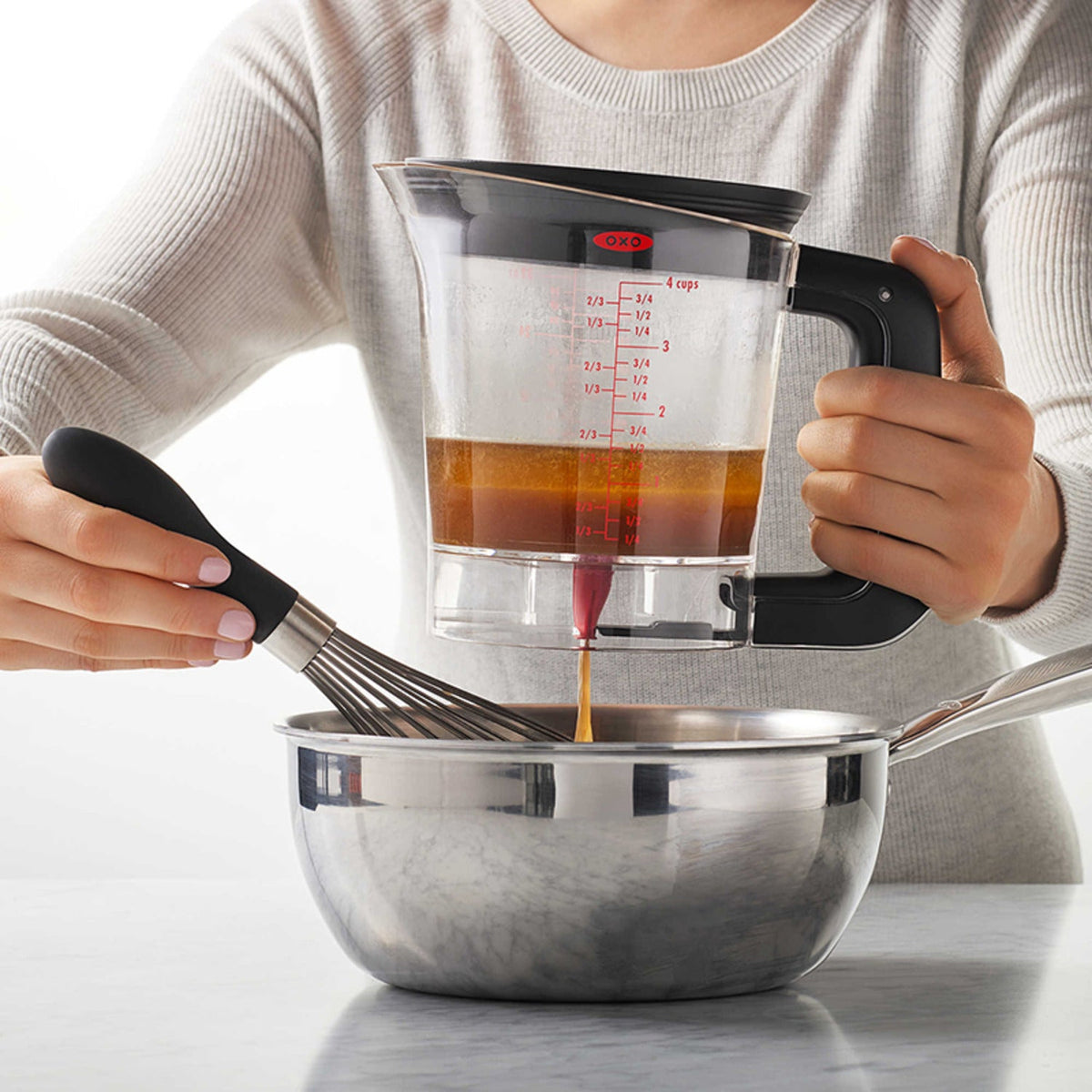 OXO Good Grips Fat Separator Gravy Jug 1L