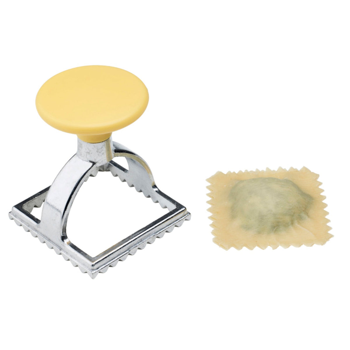 Ravioli Maker Stamp Press Set – 1 Square 1 Round