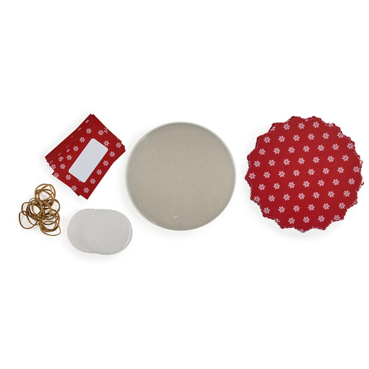 Lakeland Jam Jar Cover and Labels Set - Set of 10