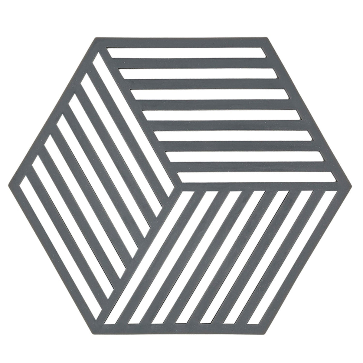 Zone Denmark Hexagon Silicone Trivet – Cool Grey
