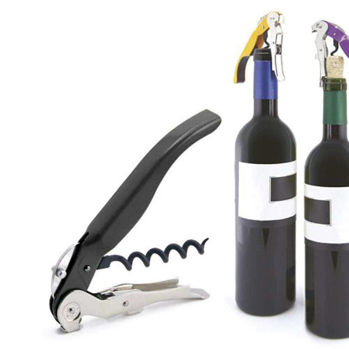 Pulltex Pullparrot Button Lever Click Cut Corkscrew