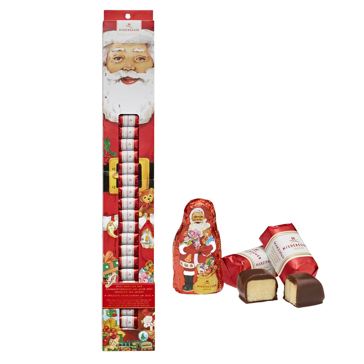 Niederegger Santa Claus Advent Calendar 300g