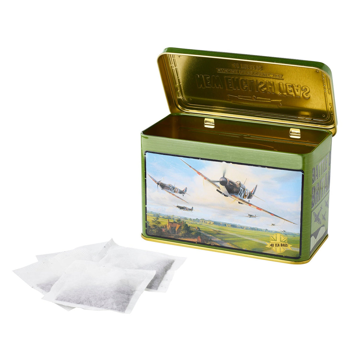 New English Teas Spitfire English Breakfast Tea Tin 80g