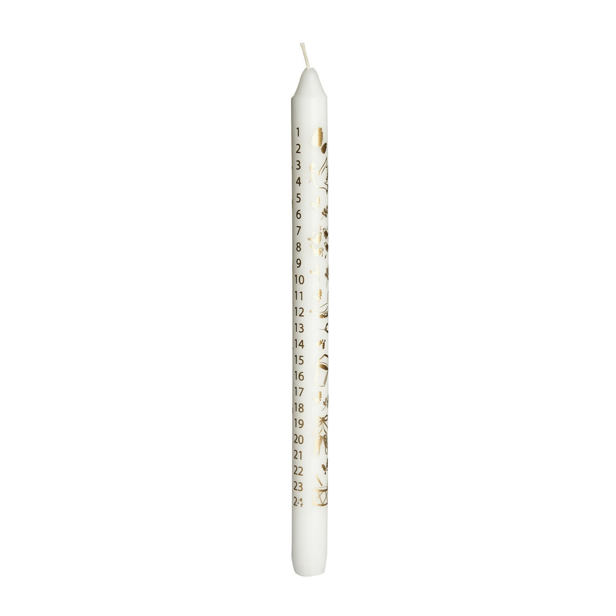 12 Days of Christmas Advent Taper Candle