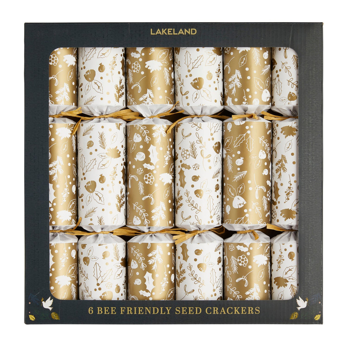 6 Bee Friendly Seed Christmas Crackers