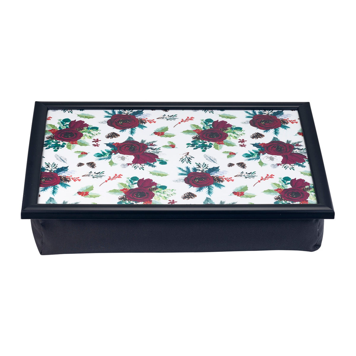Winter Floral Lap Tray