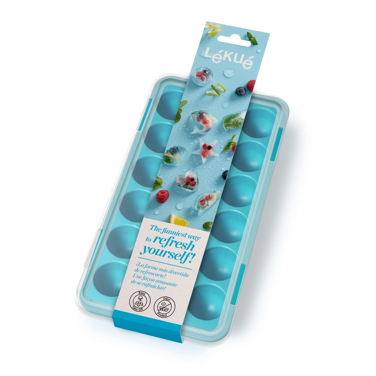 Lékué Round Ice Cube Tray