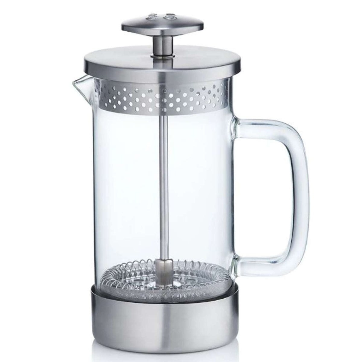 Barista and Co Silver 8-Cup Cafetière