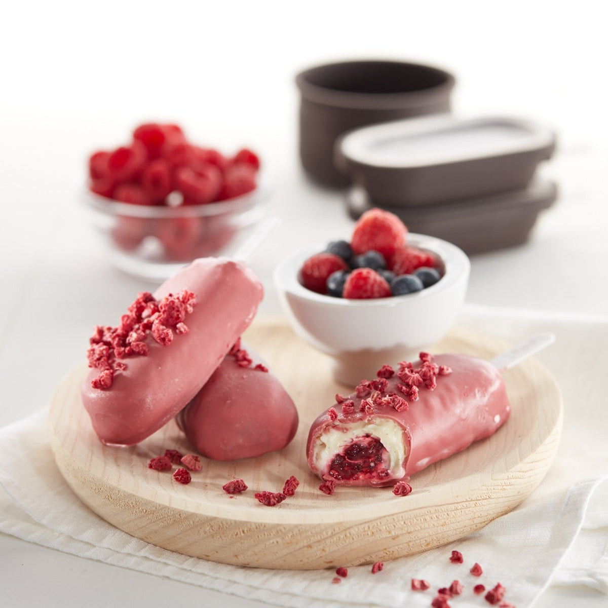 Lékué Classic Coated Ice Cream Moulds