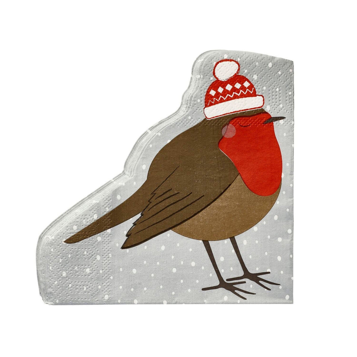 20 Robin Shaped Napkins