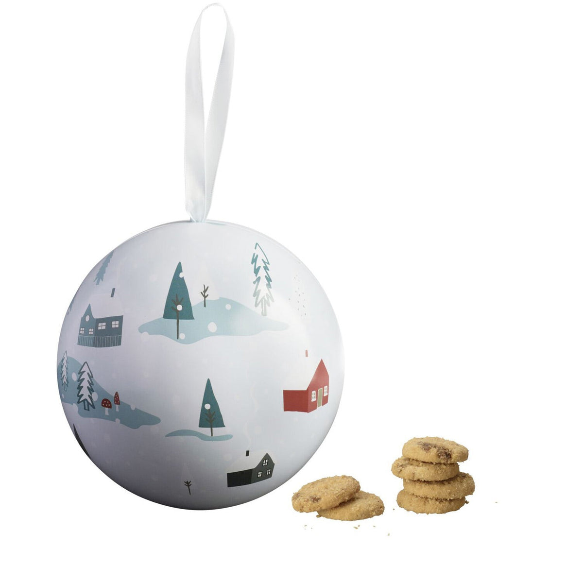 Woodland Wonder Bauble Biscuit Tin