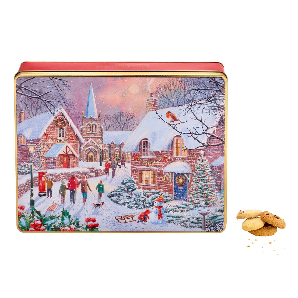 Grandma Wild’s Winter Village Scene Tin – 600g