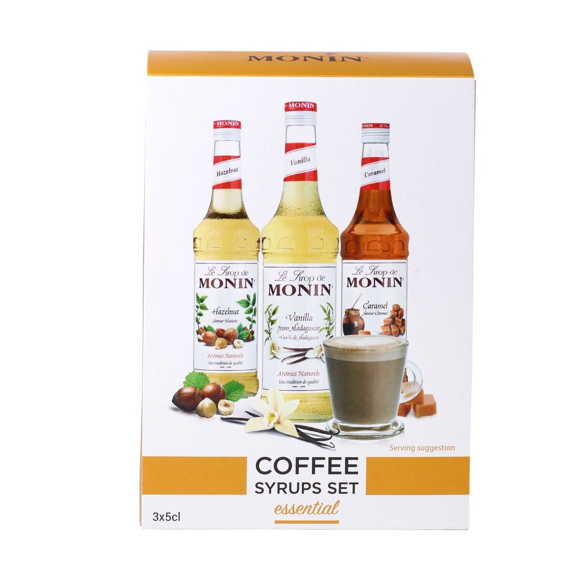 Monin Coffee Syrup Gift Set – 3 x 50ml