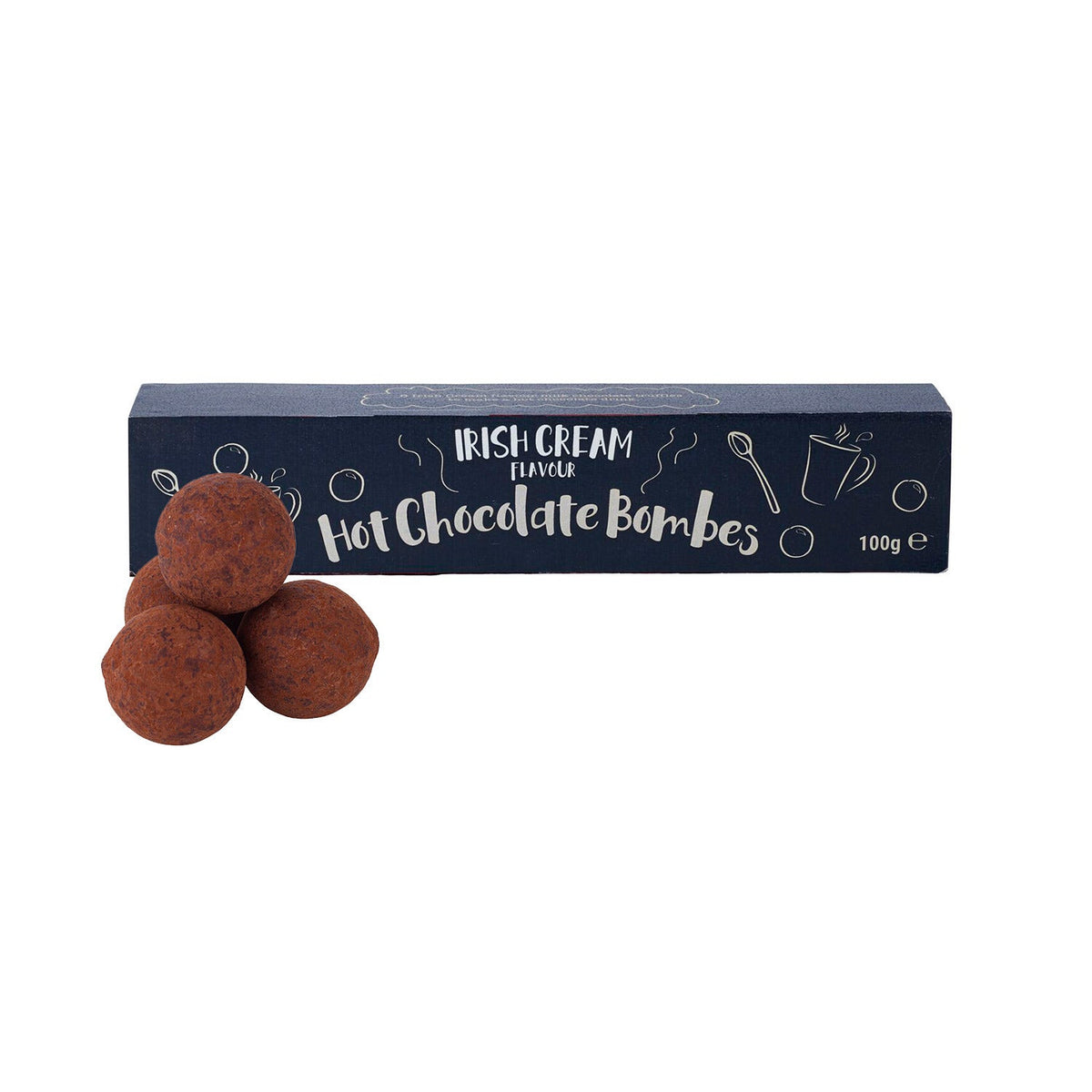 Irish Cream Hot Chocolate Truffle Bombes – 100g