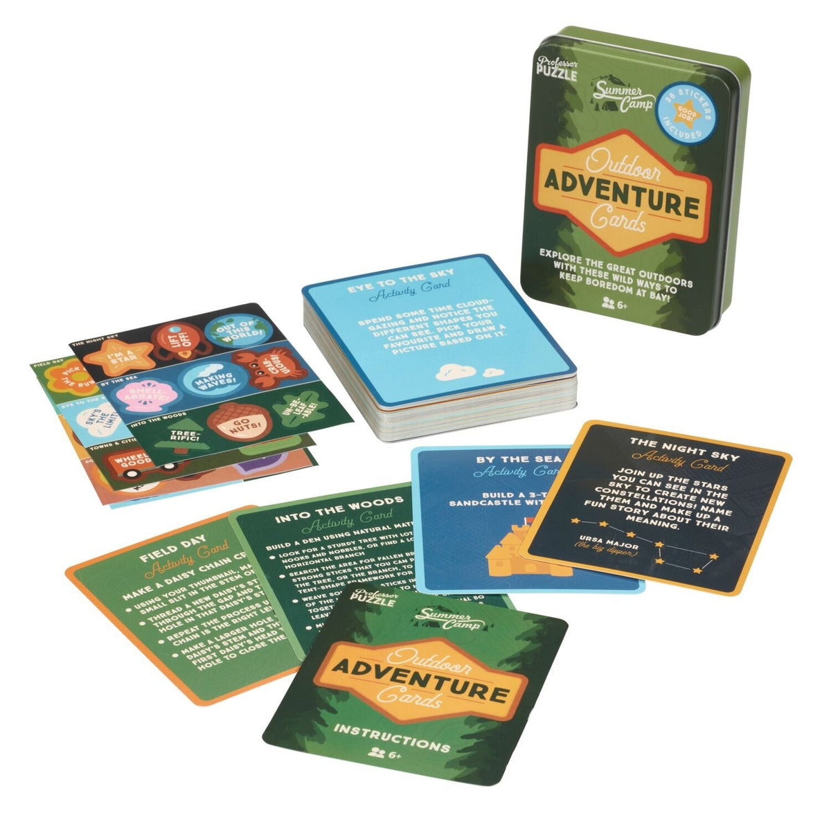 Professor Puzzle Outdoor Adventure Cards – Set of 50