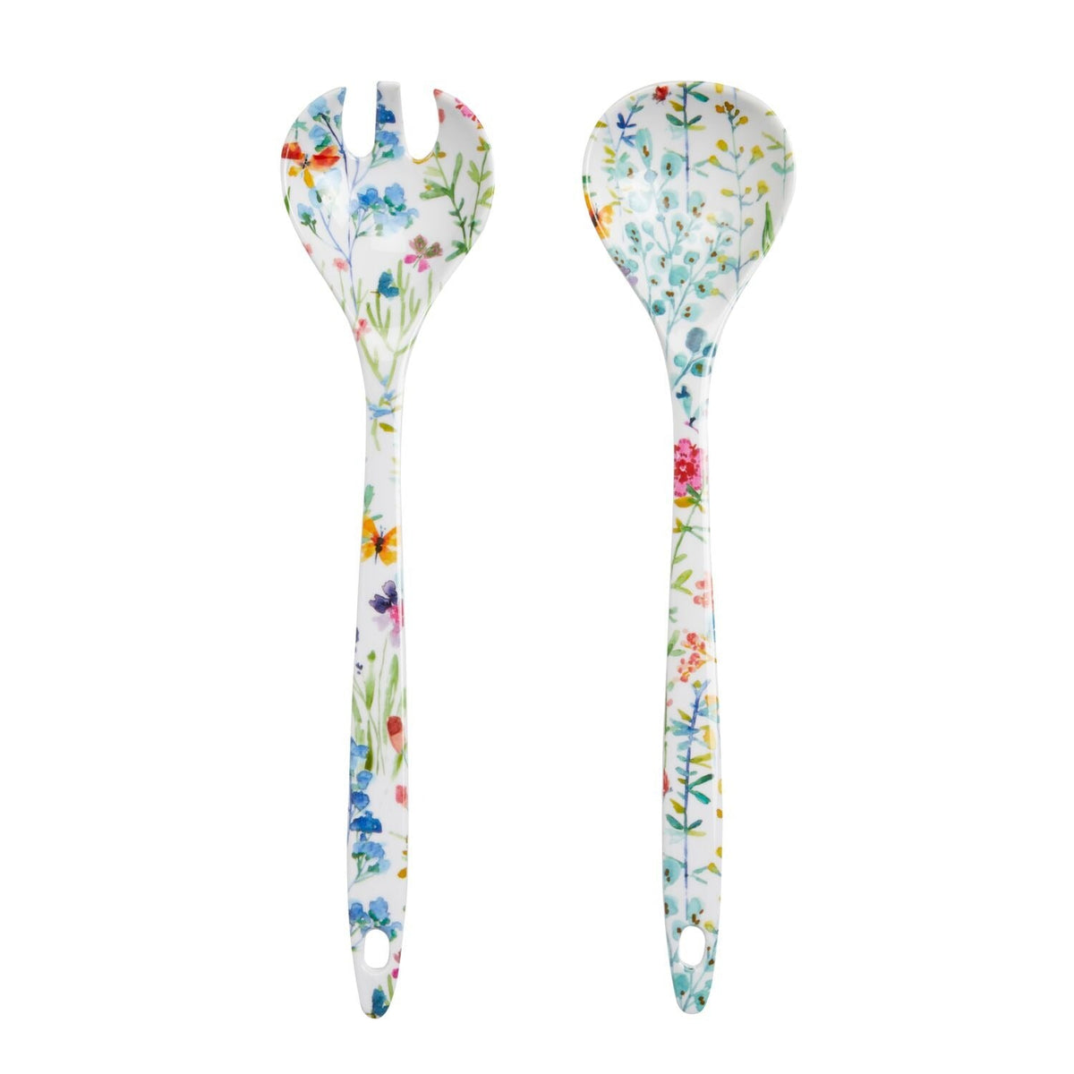 Summer Meadow Melamine Salad Servers