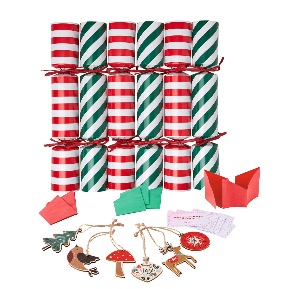 Lakeland Luxury Wooden Tree Decoration Christmas Crackers