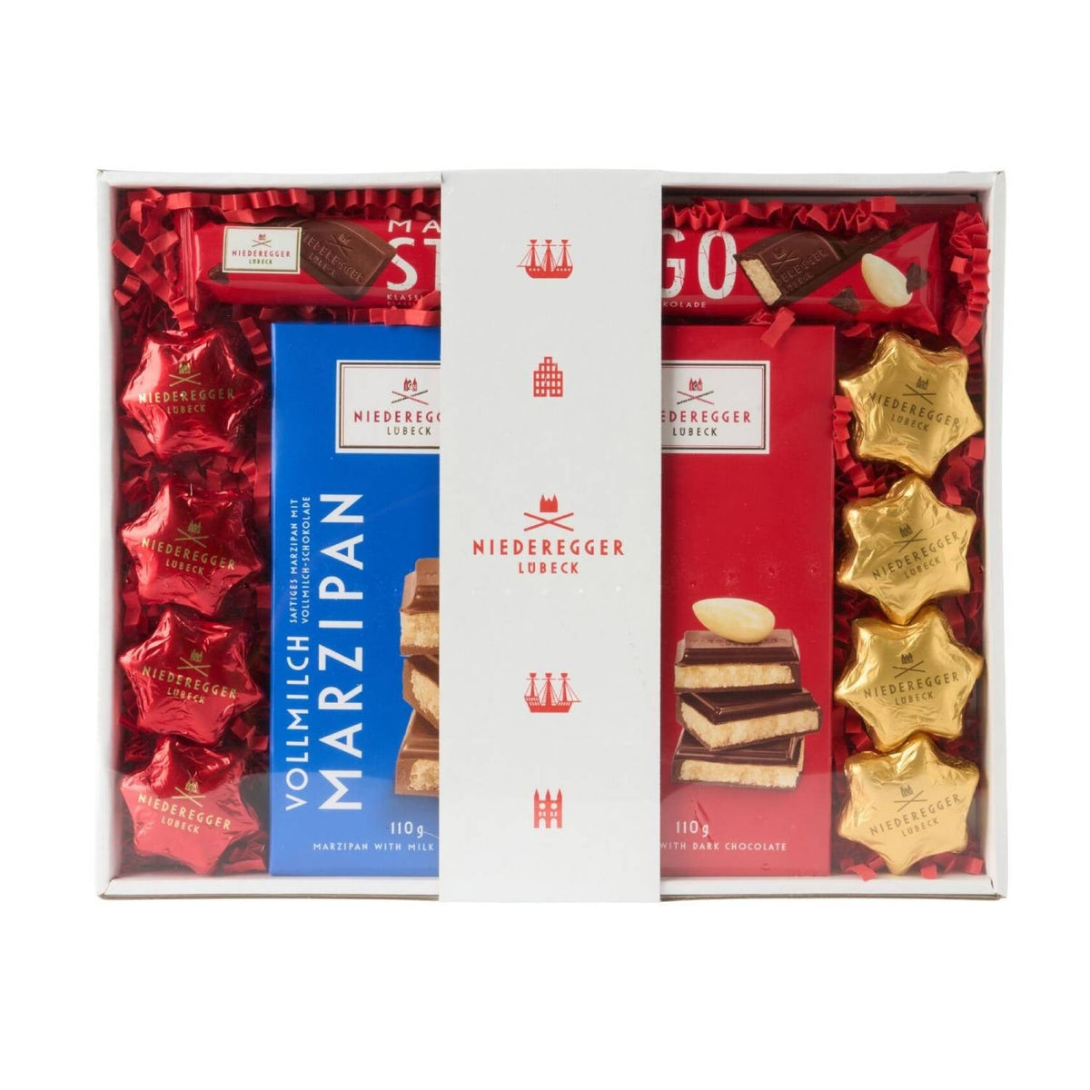 Niederegger Marzipan Chocolate Hamper Box 360g