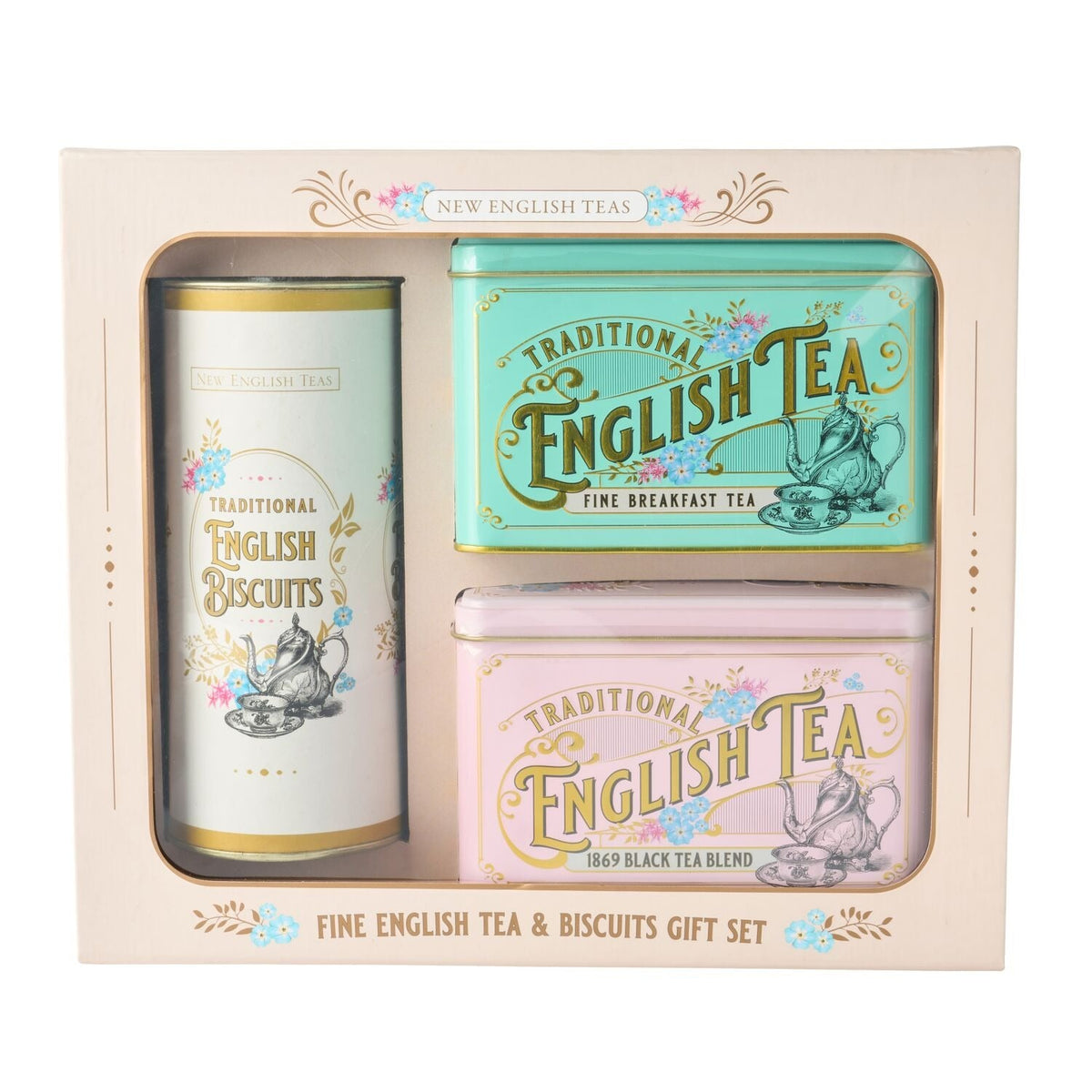 New English Teas Fine English Tea and Biscuit Gift Set