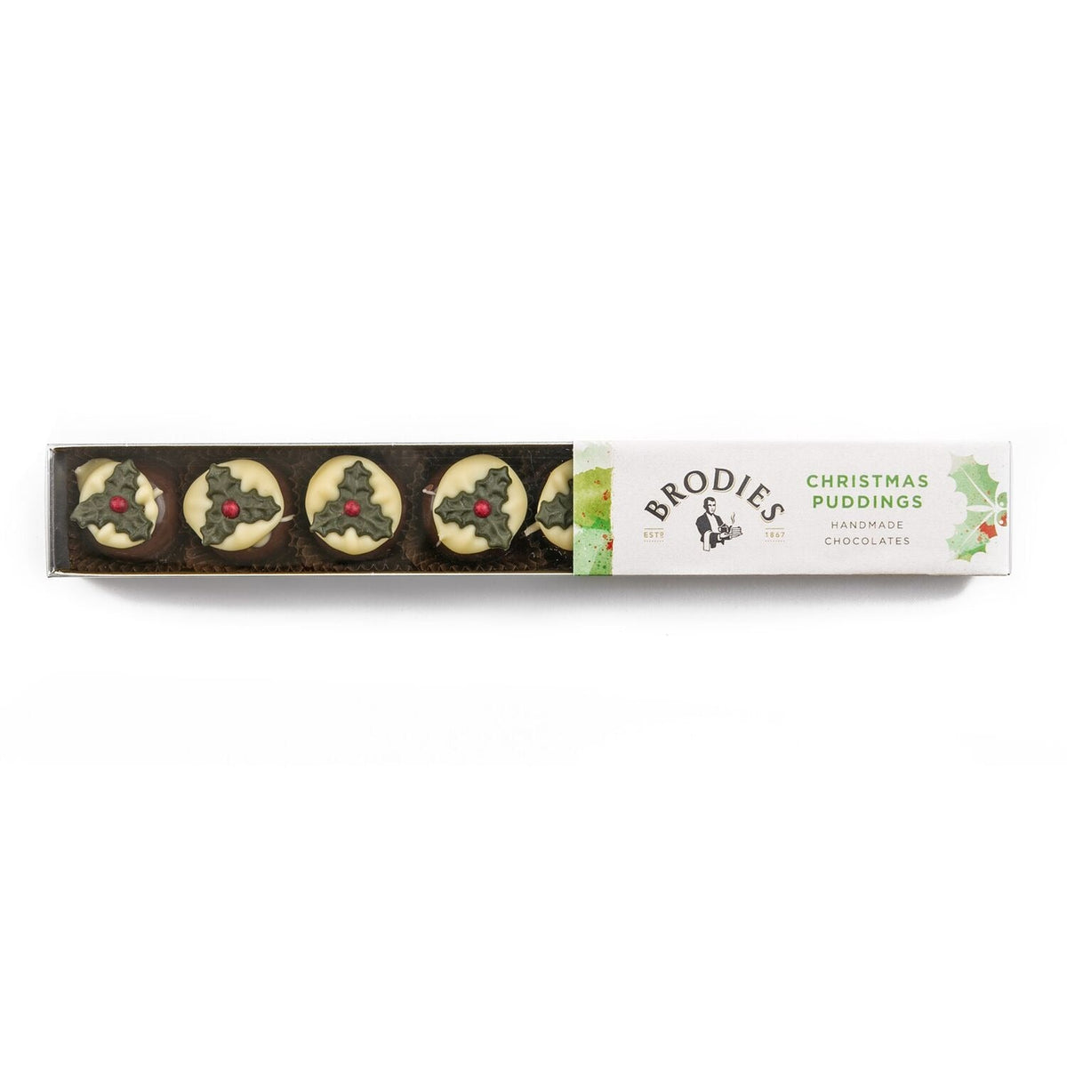 Brodies Christmas Pudding Chocolates 100g